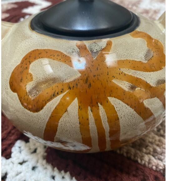 Discontinued Pier 1 Hand painted Kioko Stoneware Teapot 4 cups 9 pieces 2007 - Picture 6 of 6